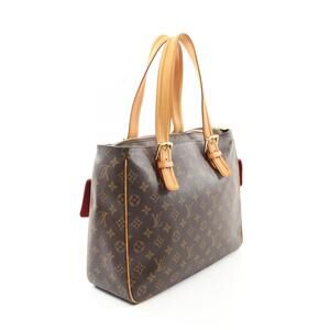 Louis Vuitton Multiplicite Handbag Canvas Leather Monogram Brown